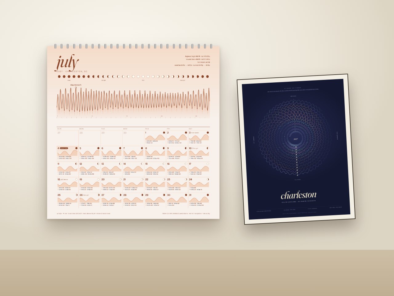 2027 tide and moon calendar